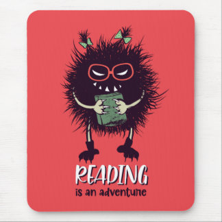 Tapis De Souris Lire est un professeur d'aventure drôle