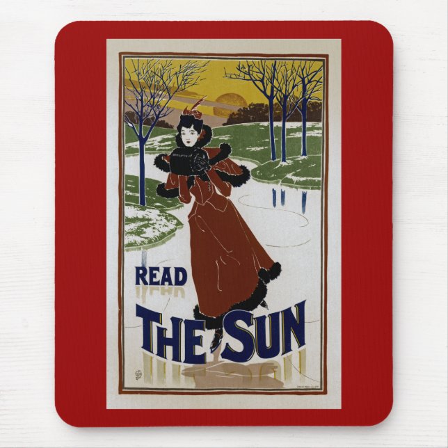 Tapis De Souris Lire Le Soleil (Devant)
