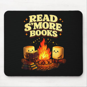 Tapis De Souris Lire plus de livres lecture au feu de camp livre d
