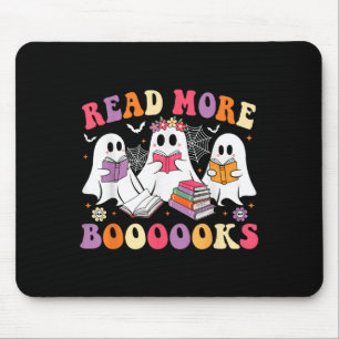 Tapis De Souris Lire plus Livres Super Halloween Professeur Ghost