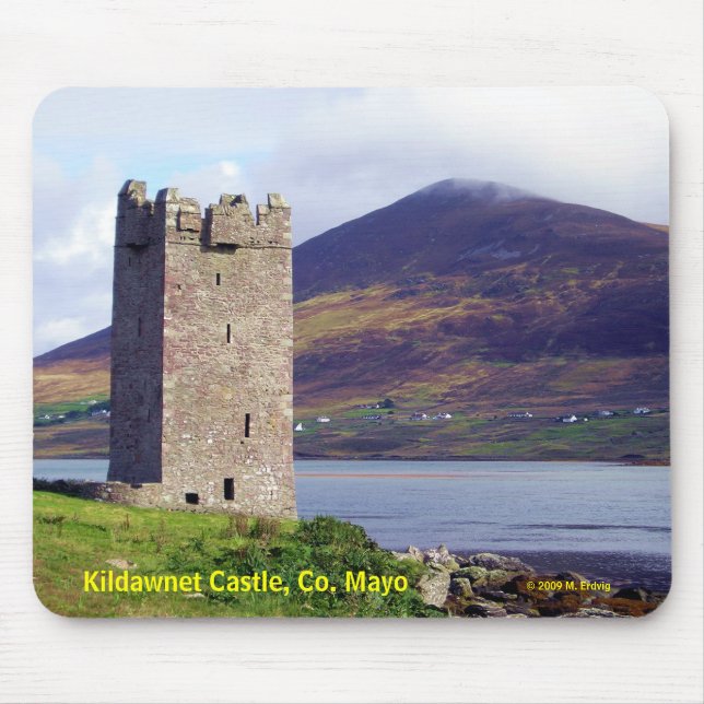 Tapis De Souris L'Irlande : Château Mousepad de Kildawnet (Devant)