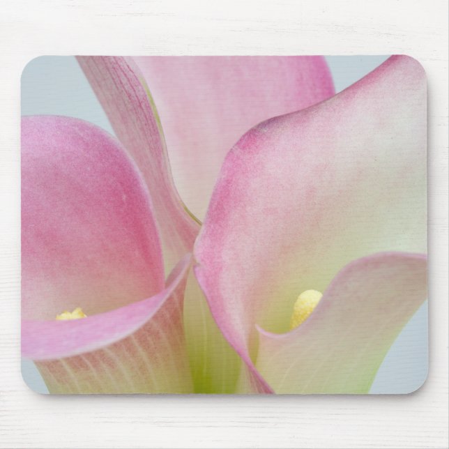 Tapis De Souris Lis calla roses (Devant)