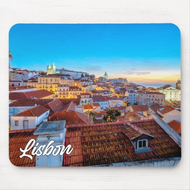 Tapis De Souris Lisbonne, Portugal (Devant)