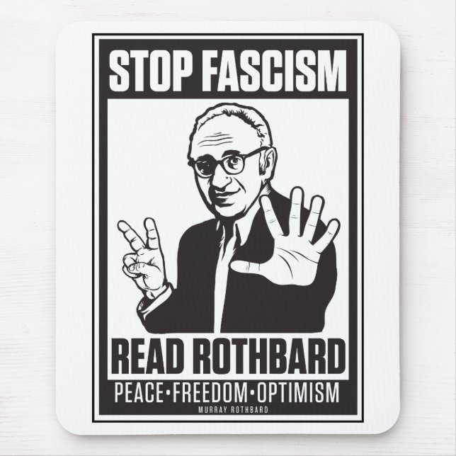 Tapis De Souris Lisez Rothbard Mousepad (Devant)
