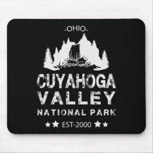 Tapis De Souris Lisière d'arbres avec chute d'eau Parc national de