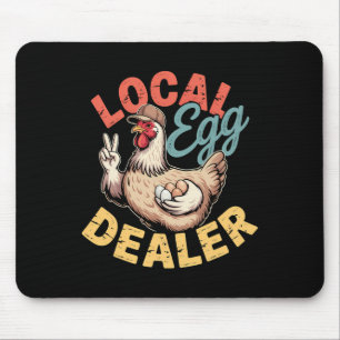 Tapis De Souris Liste des fournisseurs d'œufs locaux Fermier Funny