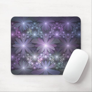 Tapis De Souris Lit de fleurs Art Fractal Abstrait tendance brilla