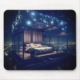 Tapis De Souris Lit Haut Effrayant