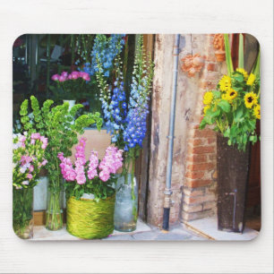 Tapis De Souris L'Italie - marché de fleur - TOURNESOLS