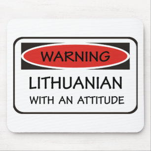 Tapis De Souris Lithuanien d'attitude