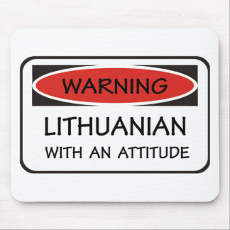 Tapis De Souris Lithuanien d'attitude