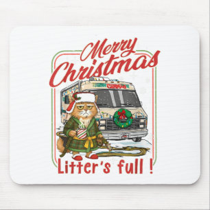 Tapis De Souris Litière Plein Joyeux Noël Amusant Amoureux des Cha