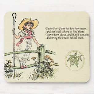 Tapis De Souris Little Bo Peep Nursery Rhyme