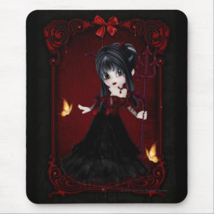 Tapis De Souris Little Cookie Devil Girl Design 1 Mousepad