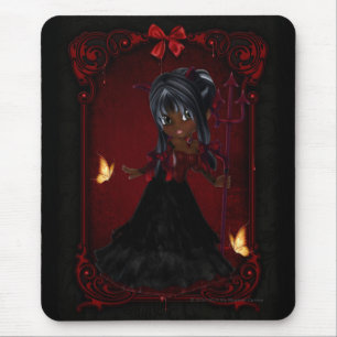Tapis De Souris Little Cookie Devil Girl Design 4 Mousepad