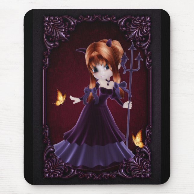 Tapis De Souris Little Cookie Devil Girl Design 5 (Devant)