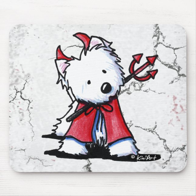 Tapis De Souris Little Devil Westie (Devant)