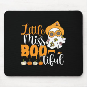 Tapis De Souris Little Miss Boo tiful Boo Ghost Halloween Tod
