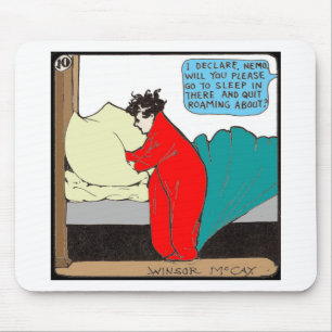 Tapis De Souris "Little Nemo" en Bed