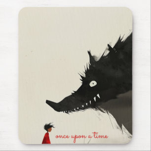 Tapis De Souris Little Red Riding Hoos & Evil Wolf