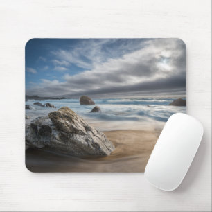 Tapis De Souris Littoral Stormy Big Sur, Californie