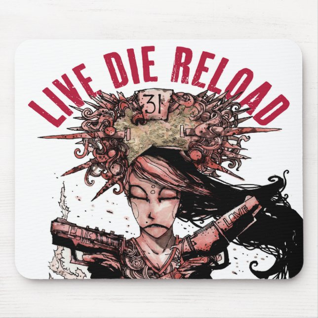 Tapis De Souris Live Die Reload mouse pad (Devant)