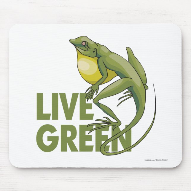 Tapis De Souris Live Green (Devant)