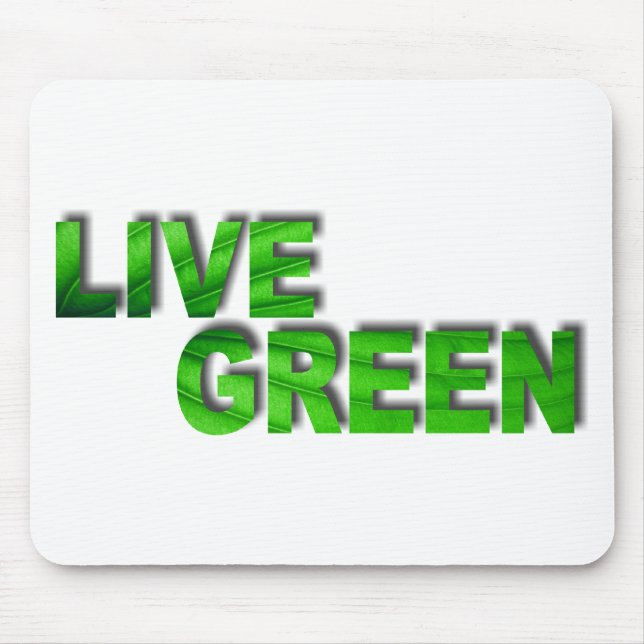 Tapis De Souris Live Green (Devant)