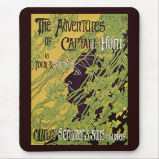 Tapis De Souris Livre Art Nouveau Vintage, Les Aventures du Capita