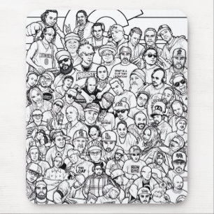 Tapis de souris livre de coloriage Colorado Dj