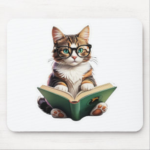 Tapis De Souris Livre de lecture Cat