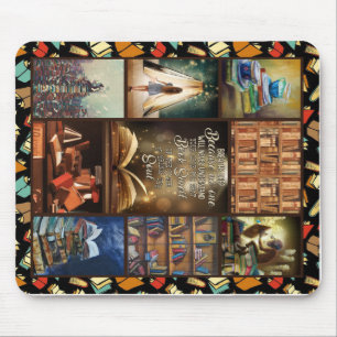 Tapis De Souris Livre Lover Cadeau, Livre Worm, I Love Lecture Liv