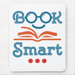 Tapis De Souris Livre Smart Funny Lecture Lover Bookworm