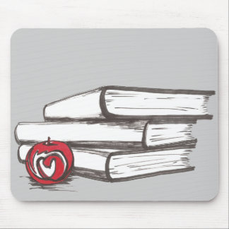 Tapis De Souris Livres + Apple | personnalisable