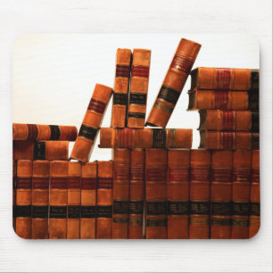 Tapis De Souris Livres en cuir anciens