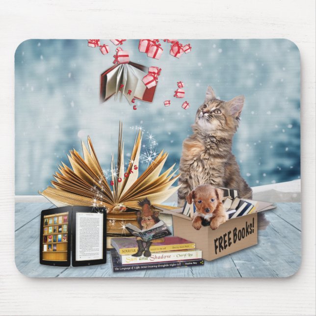Tapis De Souris Livres gratuits (Devant)