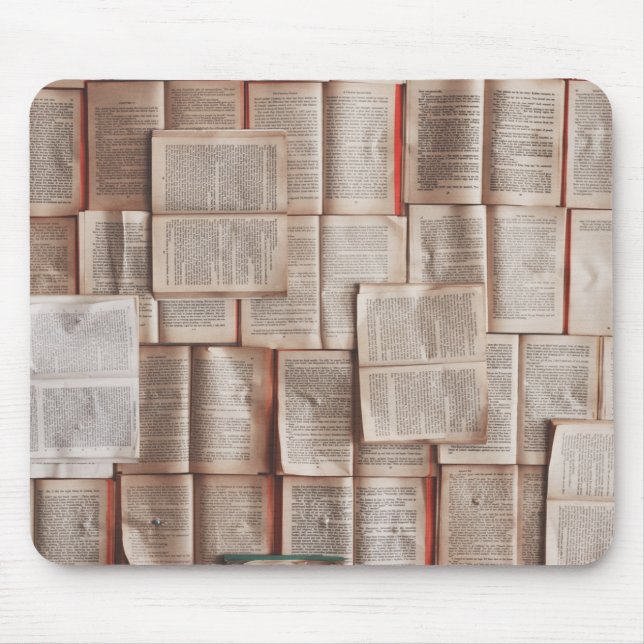 Tapis De Souris Livres vintages (Devant)