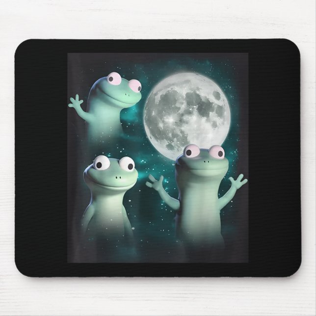 Tapis De Souris Lizard Lizard Lizard Lizard Funny Lizard Moon Tren (Devant)