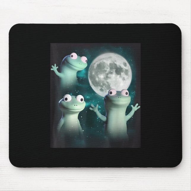 Tapis De Souris Lizard Lizard Lizard Lizard Funny Lizard Moon Tren (Devant)