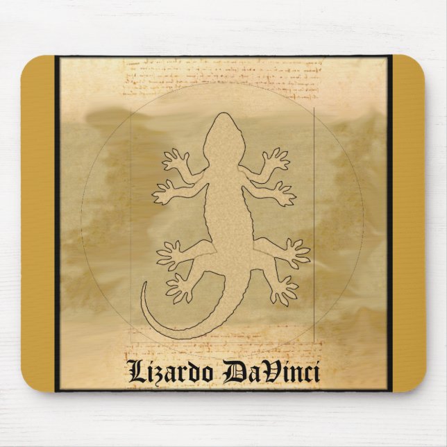 Tapis De Souris Lizardo DaVinci (Devant)