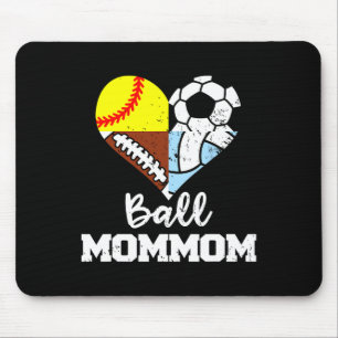 Tapis De Souris Ll Mommom Football Footll Softll Volleyll Mommom