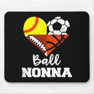 Tapis De Souris Ll Nonna Foot Soccerll Softll Sketll Joueuse Nonna