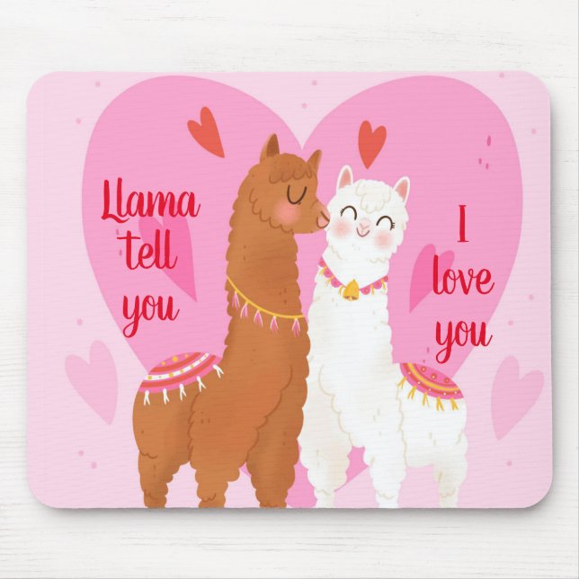 Tapis De Souris Llama Dites-vous (Devant)