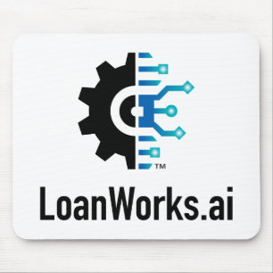 Tapis De Souris LoanWorks.ai Pad de souris - Blanc