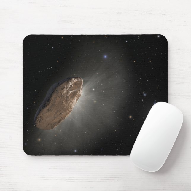 Tapis De Souris L'objet interstellaire Wayward Oumuamua. (Avec souris)