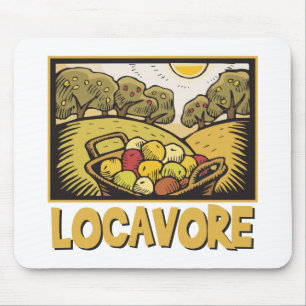 Tapis De Souris Locavore Alimentation Lente