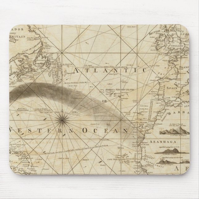 Tapis De Souris L'océan Atlantique (Devant)