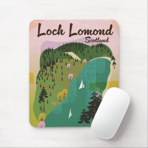 Tapis De Souris Loch Lamond Écosse