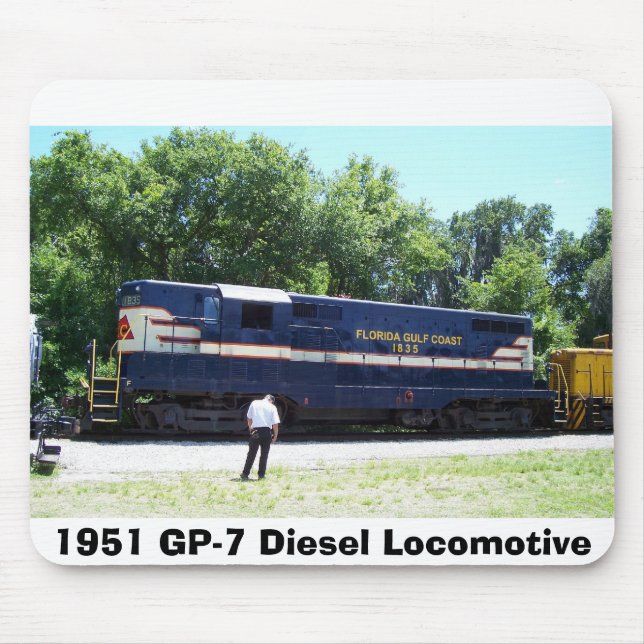 Tapis De Souris Locomotive 1951 GP-7 diesel (Devant)