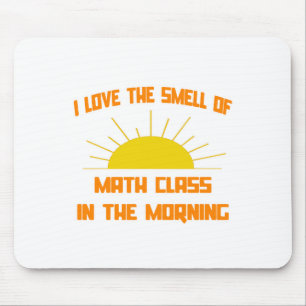 Tapis De Souris L'odeur de la classe mathématique du matin